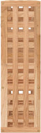 vidaXL - Wandschap - 49x15x49 - cm - massief - walnotenhout