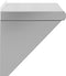 vidaXL - Wandschap - 50x30x31 - cm - roestvrijstaal - zilverkleurig