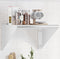 vidaXL - Wandschap - 50x45x31 - cm - roestvrijstaal - zilverkleurig