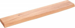 vidaXL - Wandschap - 60x10x2 - cm - behandeld - massief - eikenhout - lichtbruin