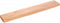 vidaXL - Wandschap - 60x10x2 - cm - behandeld - massief - eikenhout - lichtbruin