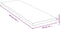 vidaXL - Wandschap - 60x20x1,5 - cm - bamboe