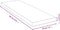 vidaXL - Wandschap - 60x20x2,5 - cm - bamboe