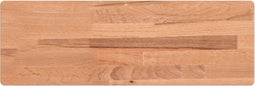 vidaXL - Wandschap - 60x20x2,5 - cm - massief - beukenhout