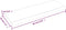 vidaXL - Wandschap - 60x20x2 - cm - behandeld - massief - eikenhout - donkerbruin