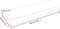 vidaXL - Wandschap - 60x20x4 - cm - behandeld - massief - eikenhout - donkerbruin