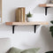 vidaXL - Wandschap - 60x20x4 - cm - massief - beukenhout