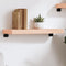 vidaXL - Wandschap - 60x20x6 - cm - onbehandeld - massief - eikenhout