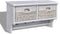 vidaXL - Wandschap - 60x23,5x33 - cm - paulowniahout - wit