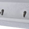 vidaXL - Wandschap - 60x23,5x33 - cm - paulowniahout - wit