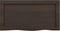 vidaXL - Wandschap - 60x30x(2-4)cm - behandeld - massief - eikenhout - donkerbruin