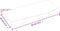 vidaXL - Wandschap - 60x30x(2-4) - cm - onbehandeld - massief - eikenhout
