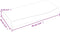 vidaXL - Wandschap - 60x30x(2-6)cm - behandeld - massief - eikenhout - donkerbruin