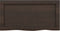 vidaXL - Wandschap - 60x30x(2-6)cm - behandeld - massief - eikenhout - donkerbruin