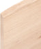 vidaXL - Wandschap - 60x30x2 - cm - onbehandeld - massief - eikenhout