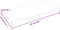 vidaXL - Wandschap - 60x30x2 - cm - onbehandeld - massief - eikenhout