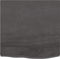 vidaXL - Wandschap - 60x60x(2-4)cm - behandeld - massief - eikenhout - donkerbruin