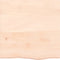 vidaXL - Wandschap - 60x60x(2-4) - cm - onbehandeld - massief - eikenhout