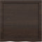 vidaXL - Wandschap - 60x60x(2-6)cm - behandeld - massief - eikenhout - donkerbruin
