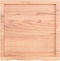 vidaXL - Wandschap - 60x60x(2-6) - cm - behandeld - massief - eikenhout - lichtbruin