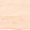 vidaXL - Wandschap - 60x60x(2-6) - cm - onbehandeld - massief - eikenhout
