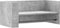 vidaXL - Wandschap - 70,5x35x30,5 - cm - bewerkt - hout - betongrijs