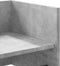 vidaXL - Wandschap - 70,5x35x30,5 - cm - bewerkt - hout - betongrijs