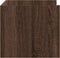 vidaXL - Wandschap - 70,5x35x30,5 - cm - bewerkt - hout - bruin - eikenkleurig