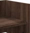 vidaXL - Wandschap - 70,5x35x30,5 - cm - bewerkt - hout - bruin - eikenkleurig