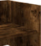 vidaXL - Wandschap - 70,5x35x30,5 - cm - bewerkt - hout - gerookt - eikenkleurig