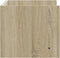 vidaXL - Wandschap - 70,5x35x30,5 - cm - bewerkt - hout - sonoma - eikenkleurig