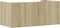 vidaXL - Wandschap - 70,5x35x30,5 - cm - bewerkt - hout - sonoma - eikenkleurig