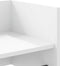 vidaXL - Wandschap - 70,5x35x30,5 - cm - bewerkt - hout - wit