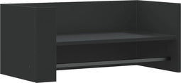 vidaXL - Wandschap - 70,5x35x30,5 - cm - bewerkt - hout - zwart