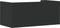 vidaXL - Wandschap - 70,5x35x30,5 - cm - bewerkt - hout - zwart