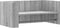 vidaXL - Wandschap - 70,5x35x30,5cm - bewerkt - hout - grijs - sonoma - eikenkleurig