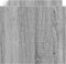 vidaXL - Wandschap - 70,5x35x30,5cm - bewerkt - hout - grijs - sonoma - eikenkleurig