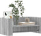 vidaXL - Wandschap - 70,5x35x30,5cm - bewerkt - hout - grijs - sonoma - eikenkleurig