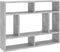 vidaXL - Wandschap - 75x16x55 - cm - bewerkt - hout - betongrijs