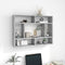 vidaXL - Wandschap - 75x16x55 - cm - bewerkt - hout - betongrijs