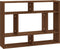 vidaXL - Wandschap - 75x16x55 - cm - bewerkt - hout - bruin - eikenkleur