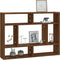 vidaXL - Wandschap - 75x16x55 - cm - bewerkt - hout - bruin - eikenkleur