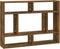 vidaXL - Wandschap - 75x16x55 - cm - bewerkt - hout - gerookt - eikenkleurig