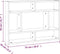 vidaXL - Wandschap - 75x16x55 - cm - bewerkt - hout - grijs - sonoma - eikenkleurig