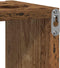 vidaXL - Wandschap - 75x16x55 - cm - bewerkt - hout - oud - houtkleurig