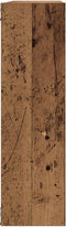 vidaXL - Wandschap - 75x16x55 - cm - bewerkt - hout - oud - houtkleurig