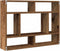 vidaXL - Wandschap - 75x16x55 - cm - bewerkt - hout - oud - houtkleurig