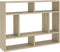 vidaXL - Wandschap - 75x16x55 - cm - bewerkt - hout - sonoma - eikenkleurig