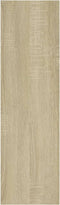 vidaXL - Wandschap - 75x16x55 - cm - bewerkt - hout - sonoma - eikenkleurig