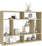 vidaXL - Wandschap - 75x16x55 - cm - bewerkt - hout - sonoma - eikenkleurig